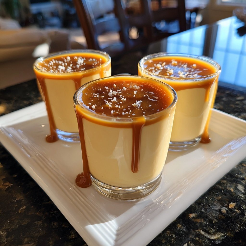 Caramel Vanilla Pudding Cups