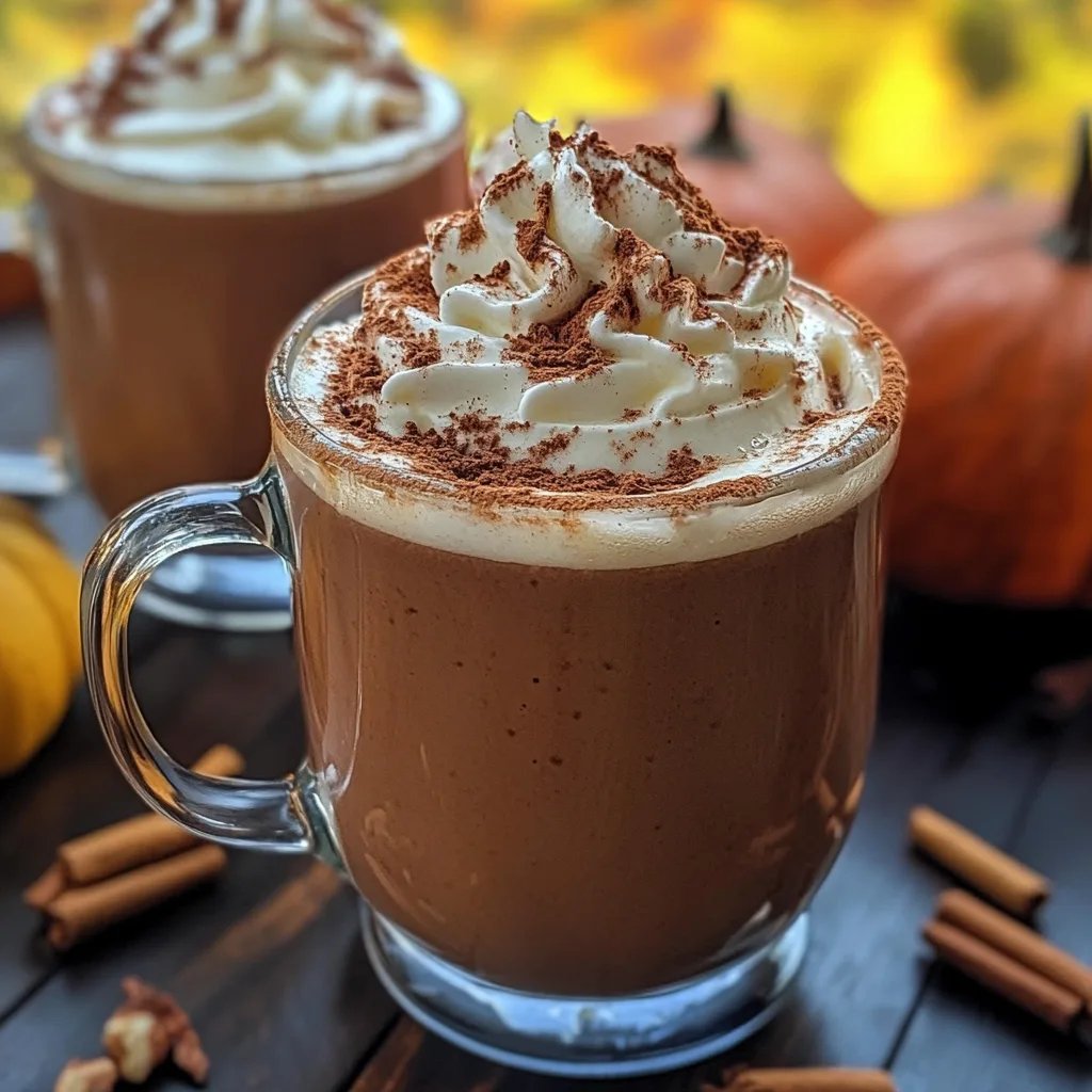 Maple Cinnamon Fall Hot Chocolate