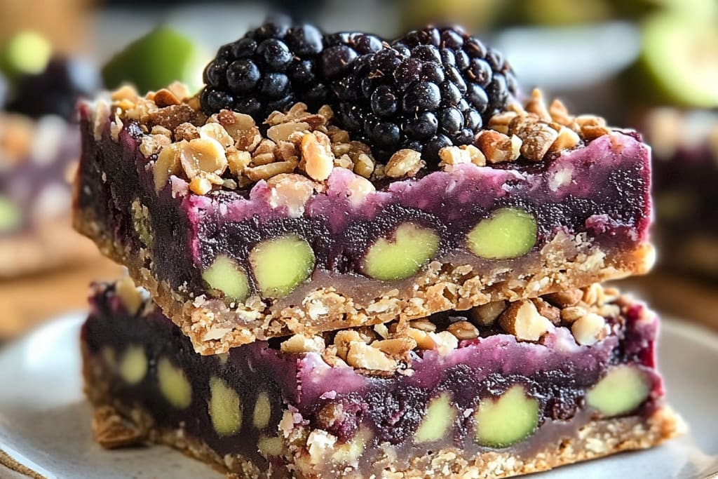 Blackberry Pistachio Dream Bars: An Incredible Gluten-Free Treat
