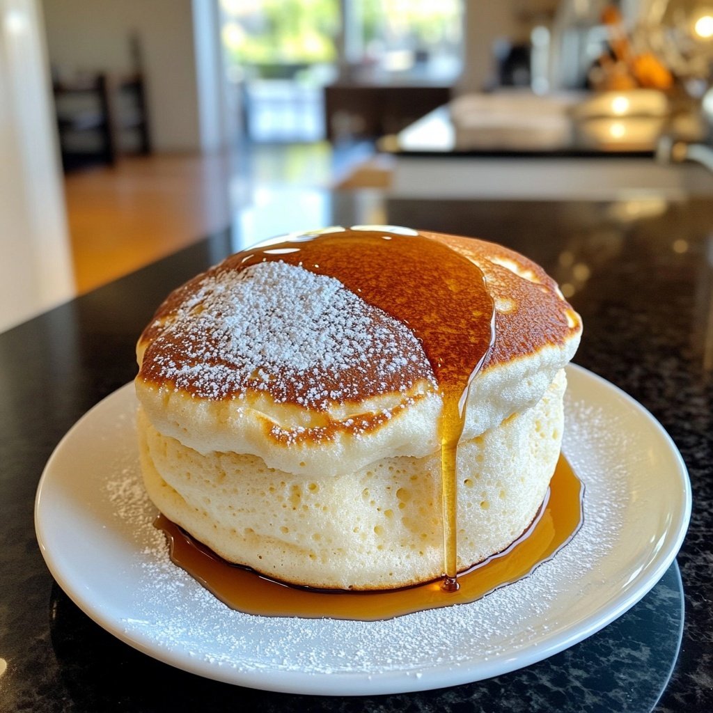 Fluffige Japanische Soufflé Pancakes
