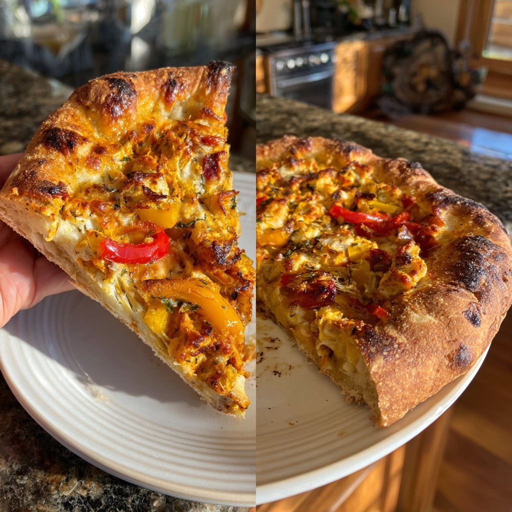 Paneer Naan Pizzas Indian Delight