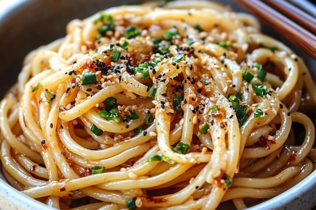 Garlic Sesame Noodles: An Incredible Quick and Delicious Dairy-Free Delight