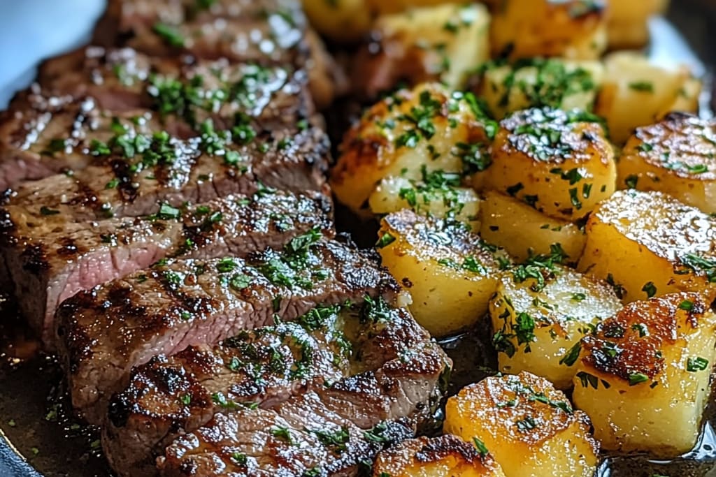 Buttered Steak & Cheesy Mashed Potatoes: An Incredible Comforting Classic
