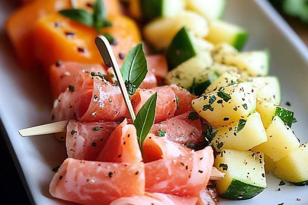 Ham, Melon, & Mozzarella Bites: The Incredible 5-Ingredient Recipe