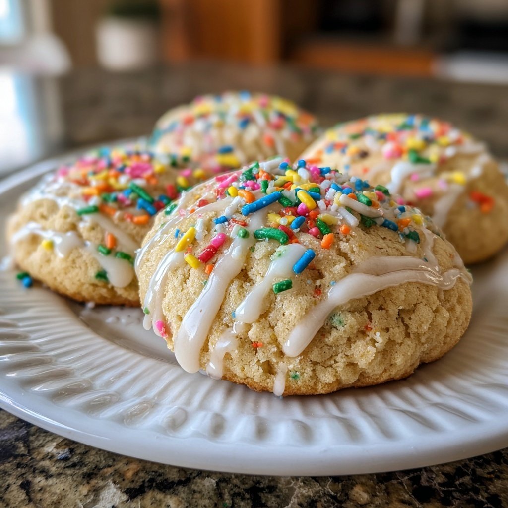 Birthday Cake Cookies