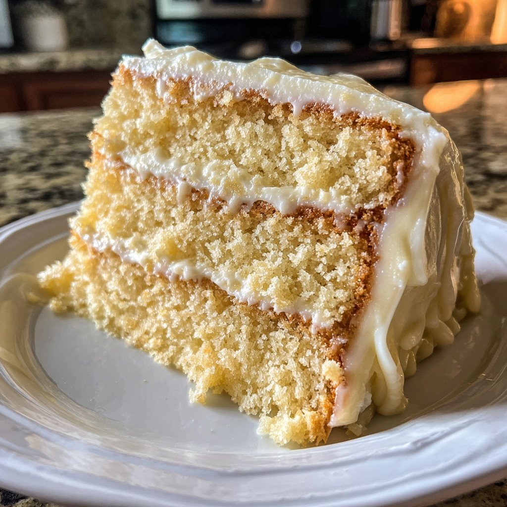 Moist Vanilla Cake Recipe