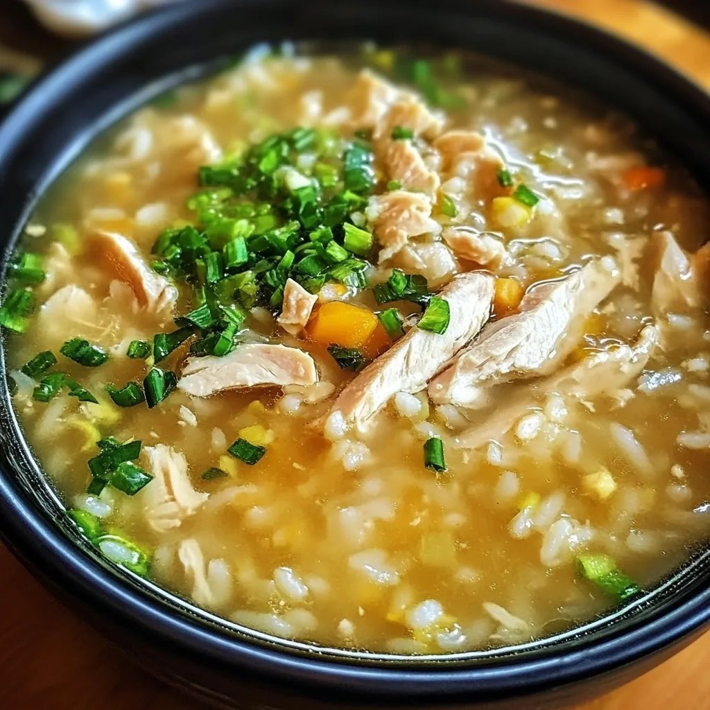 Chicken Lemon Rice Soup