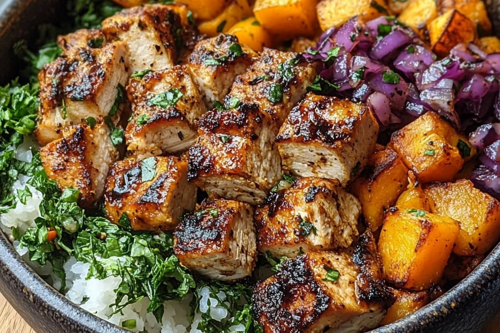 Blackened Chicken & Sweet Potato Bowls: An Incredible 7-Step Recipe