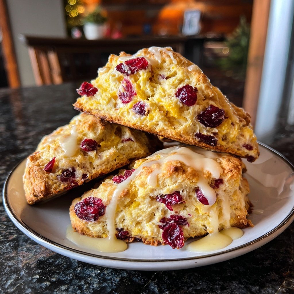 Cranberry Orange Scones Orange Butter