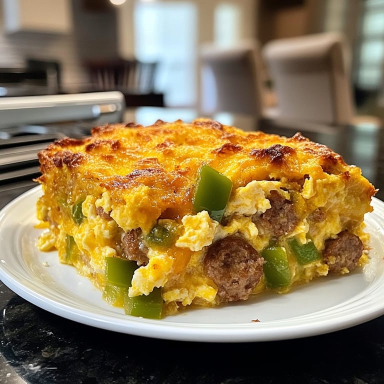 Breakfast Sausage and Egg Casserole