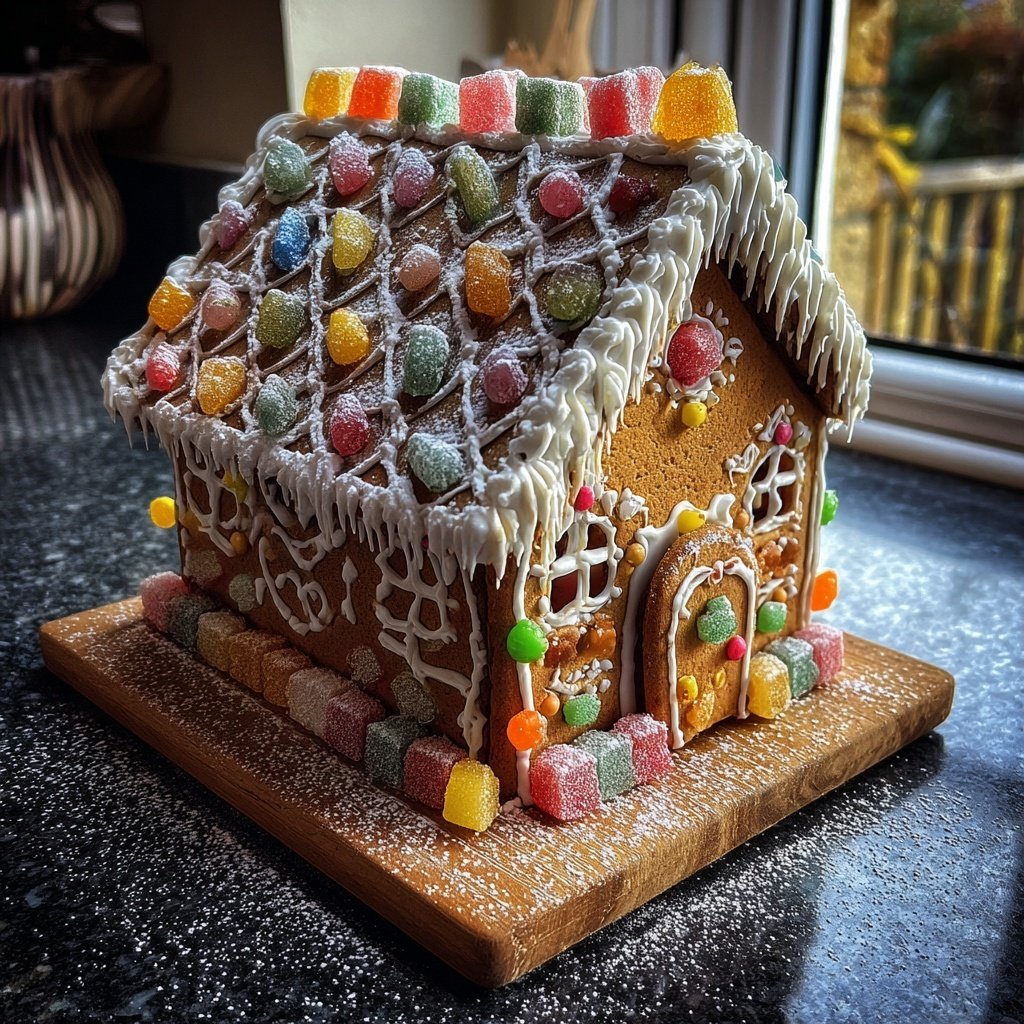 Gingerbread House with Royal Icing