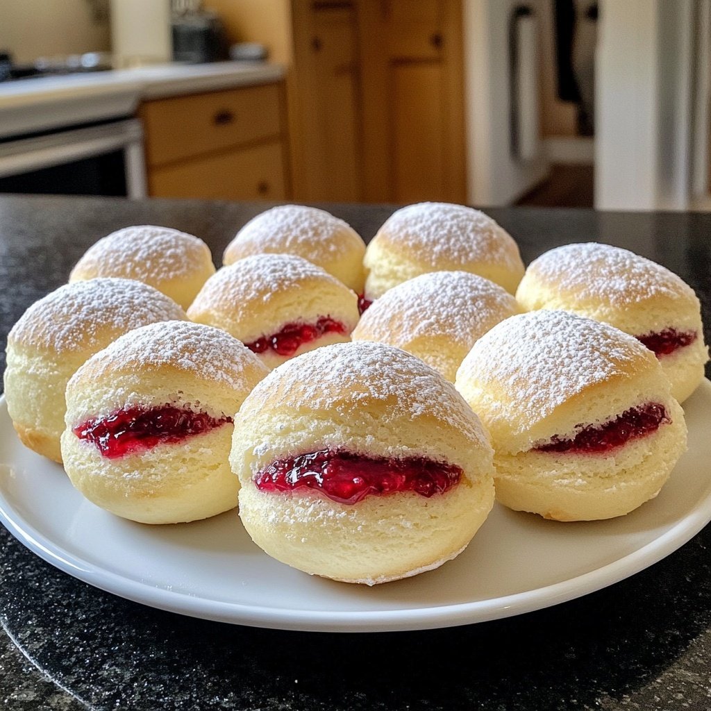 Raspberry-Filled Angel Eyes