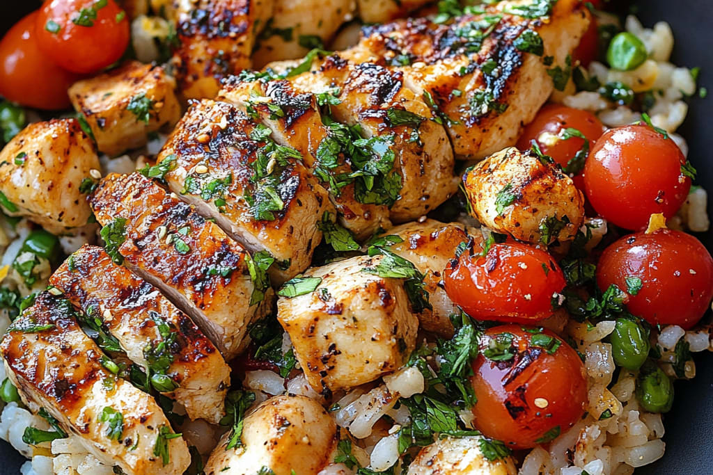 Greek Chicken and Lemon Rice: An Incredible 5-Step Recipe