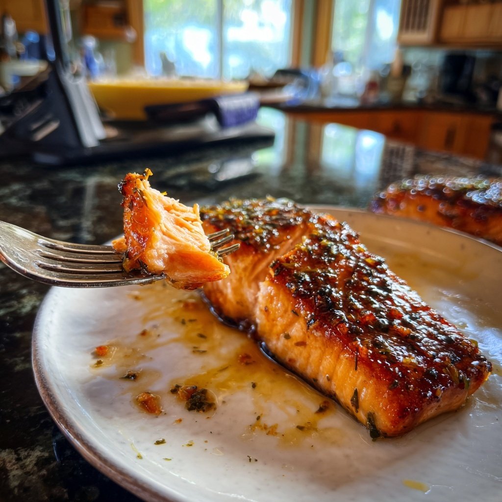 Grilled Lemon Butter Salmon