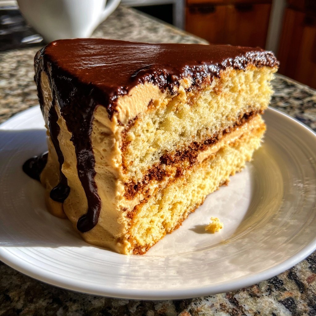 Vanilla Latte Cake with Espresso Buttercream