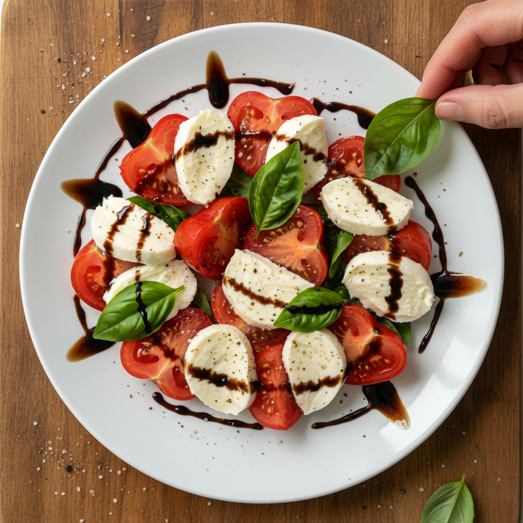 Valentine's Day Caprese Salad