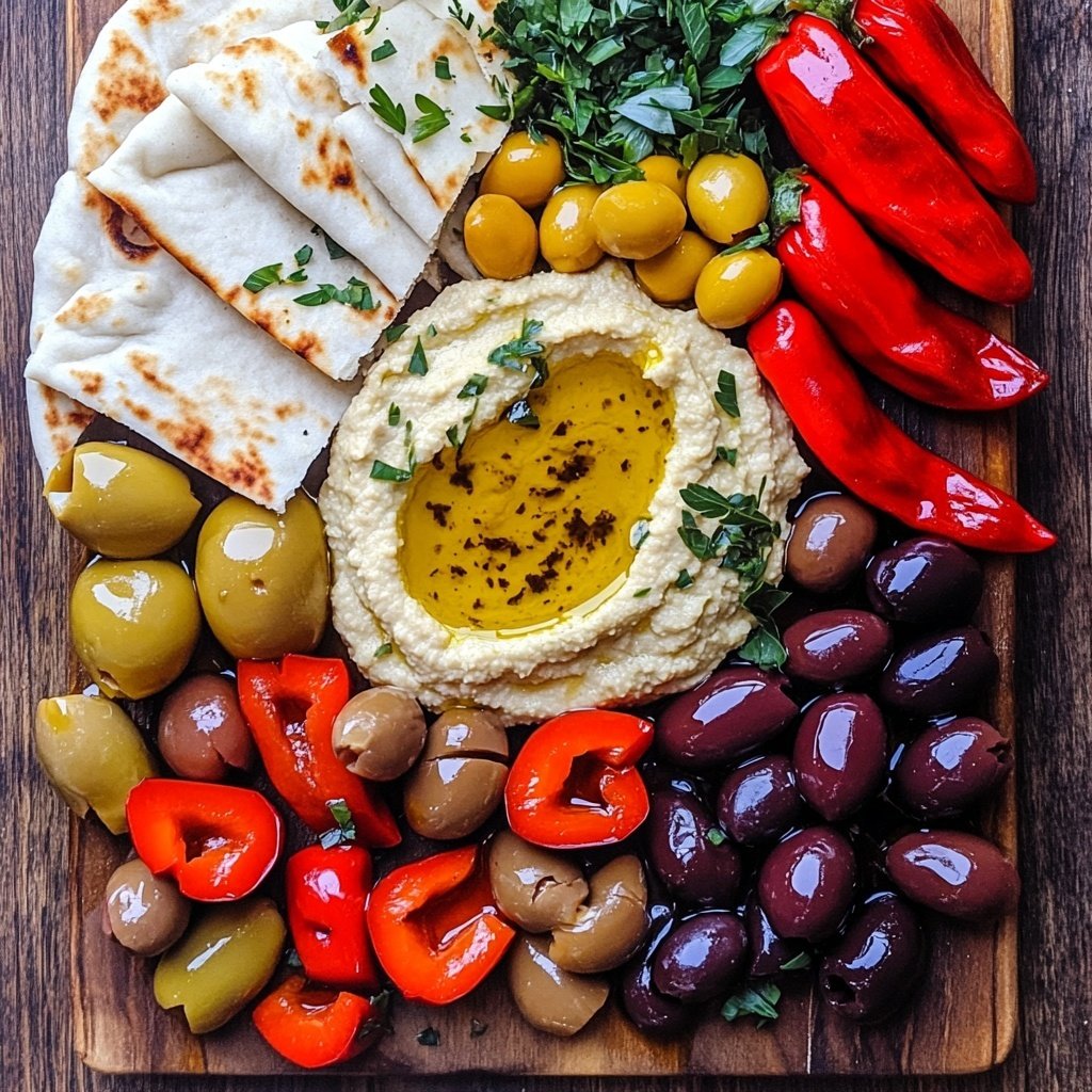 Mediterranean Mezze Tapas Platter