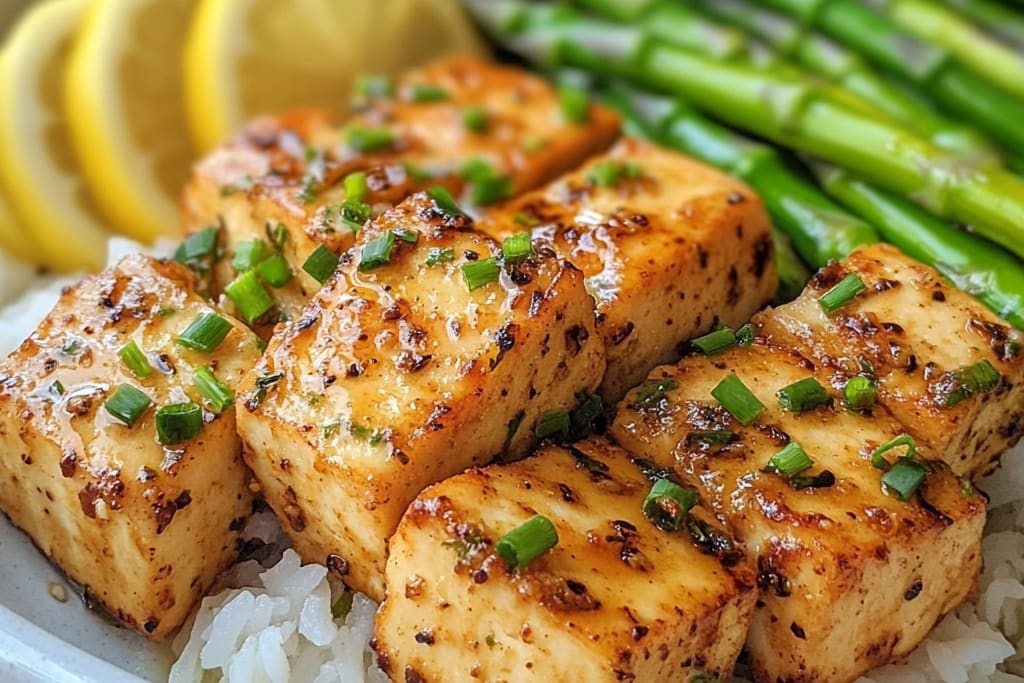 Lemon Pepper Tofu & Asparagus: An Incredible Ultimate Vegan Delight