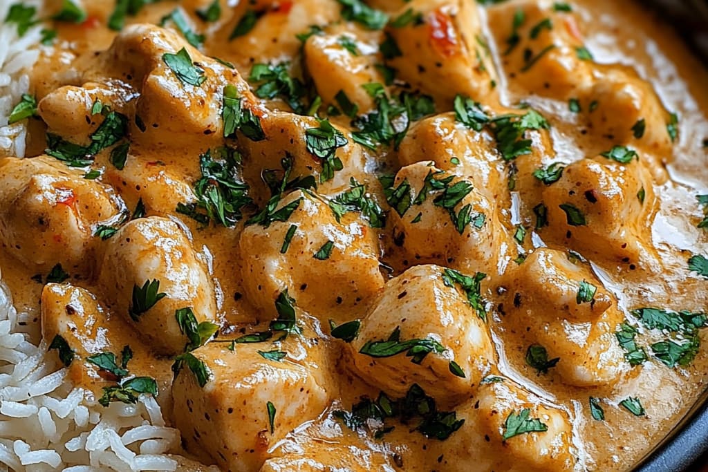 Creamy Herb Chicken & Basmati Rice: An Incredible Comforting Culinary Experience