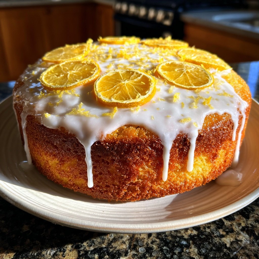 Meyer Lemon Semolina Cake