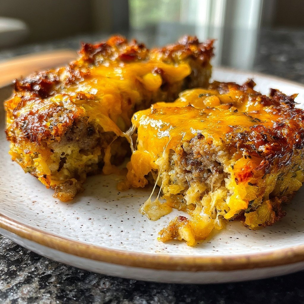 Breakfast Sausage Casserole Hash Browns