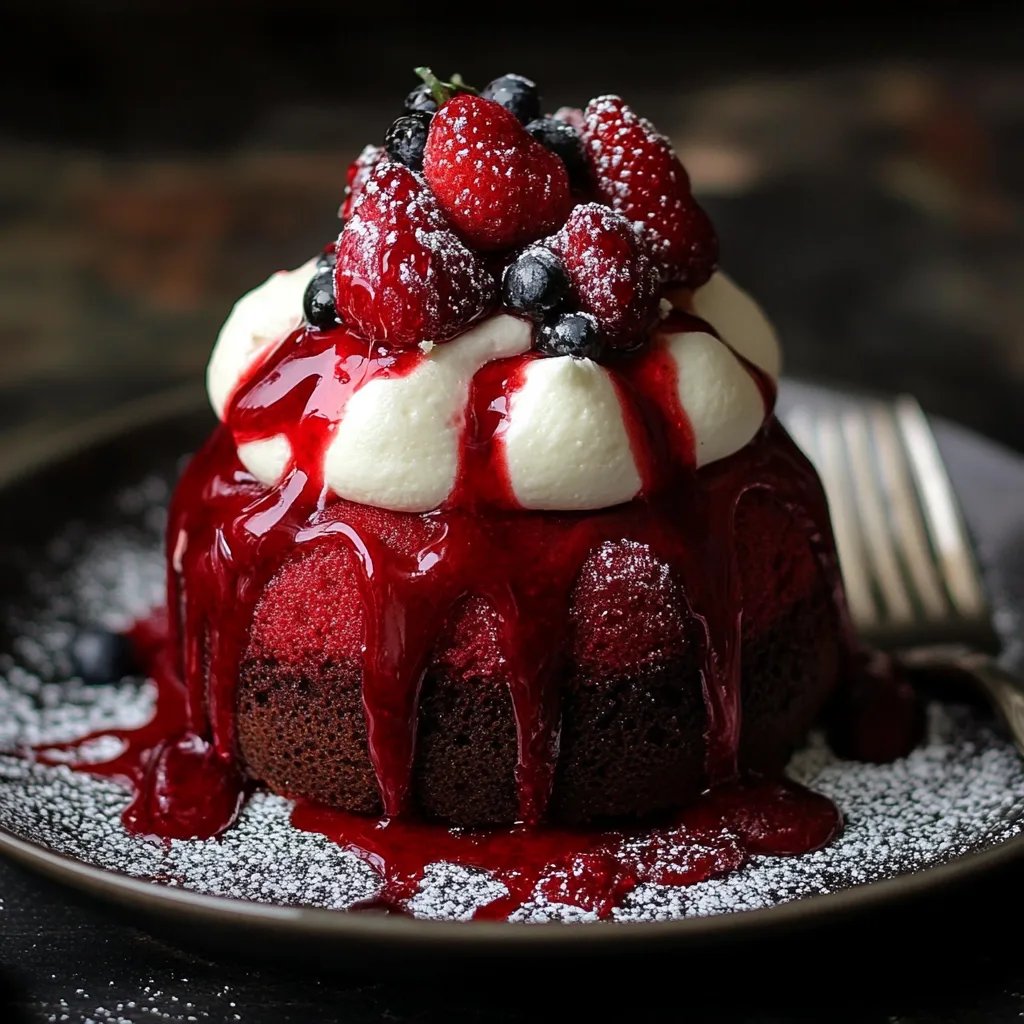 Red Velvet Lava Cake