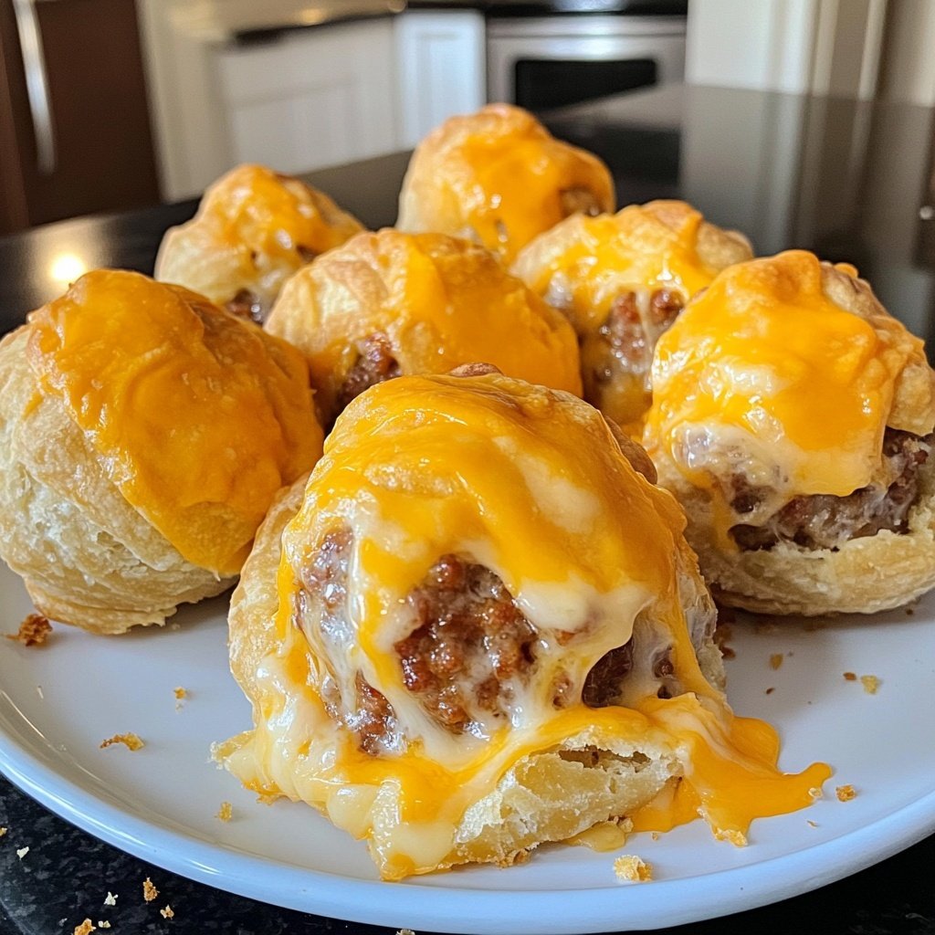 Sausage Crescent Cheese Balls