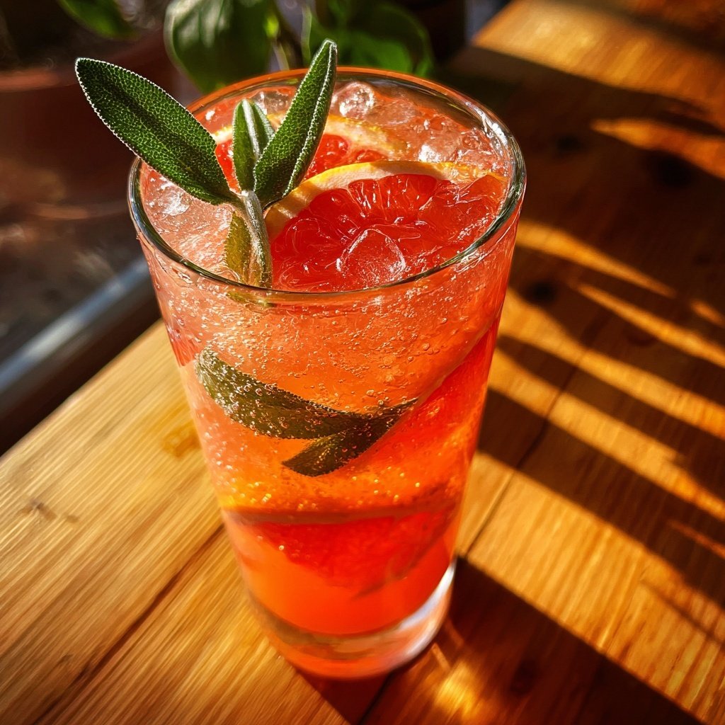 Grapefruit Sage Snow Tonic