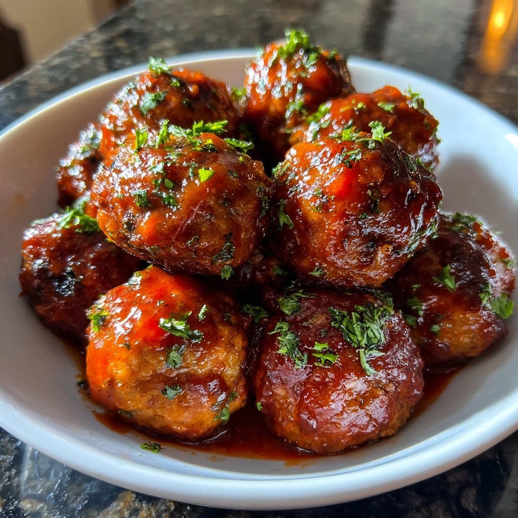 Crock Pot Party Meatballs