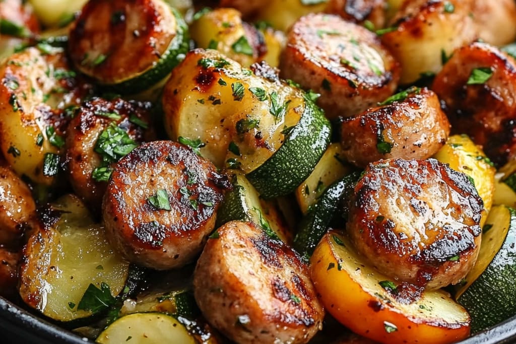 Sausage and Zucchini Skillet: An Amazing Ultimate One-Pan Meal
