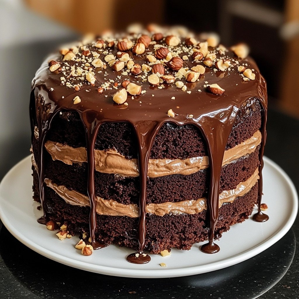 Capricorn Chocolate Hazelnut Cake