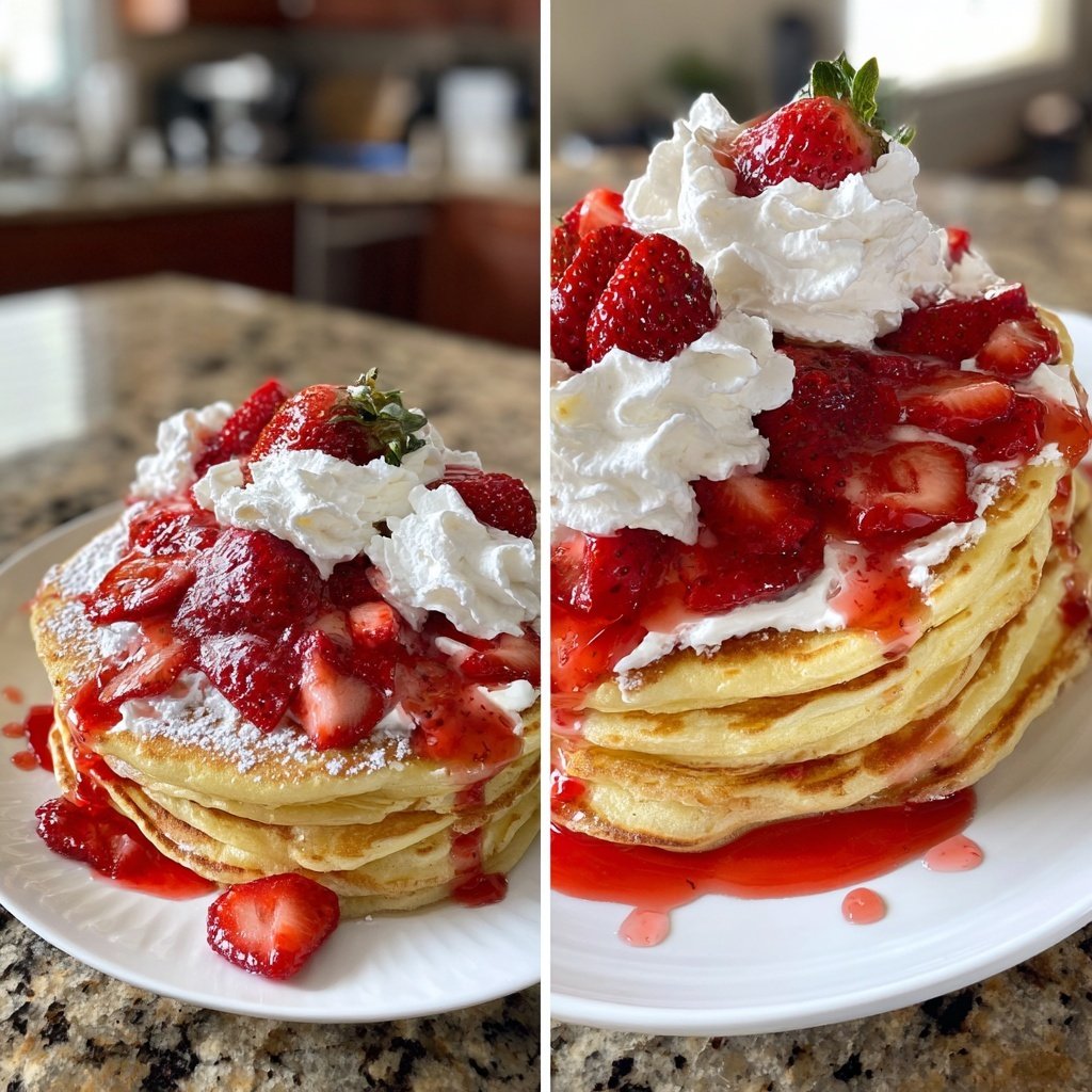 Strawberry Shortcake Pancakes
