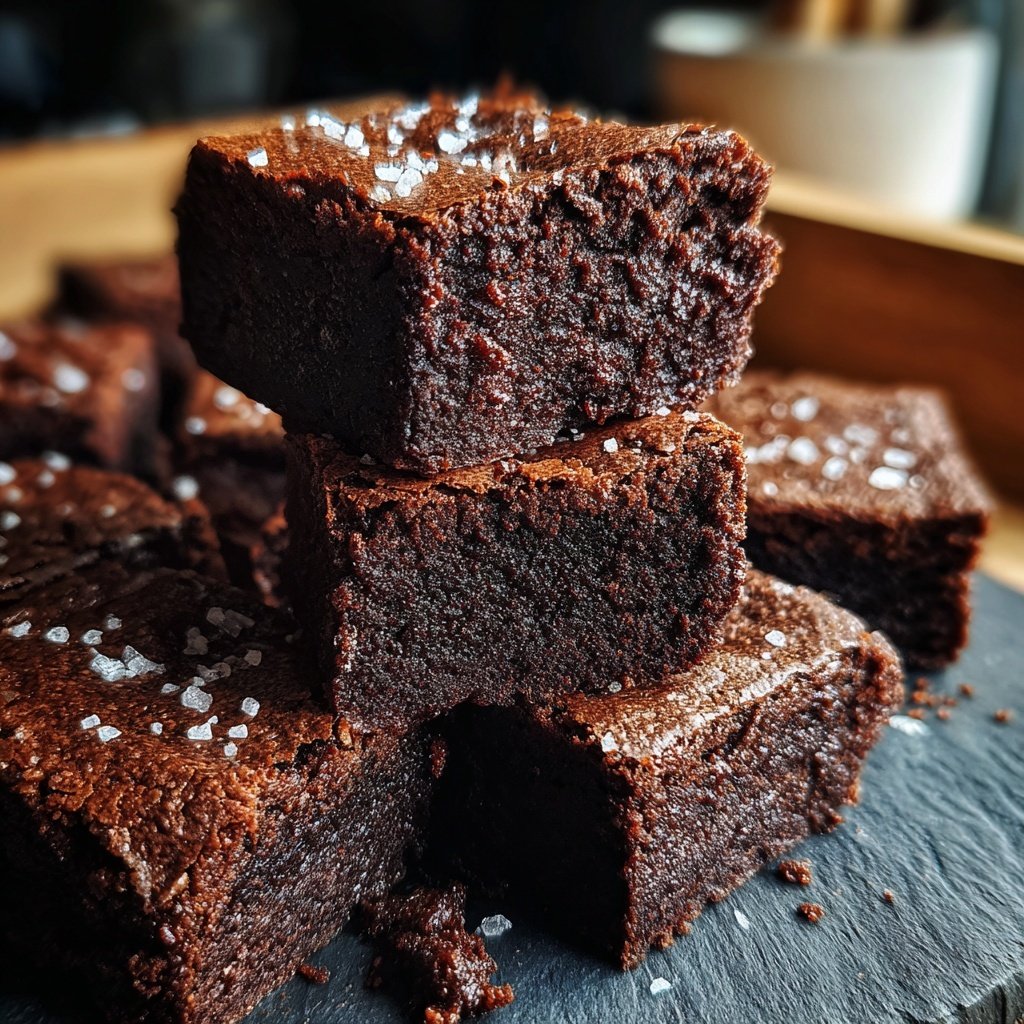 Sourdough Discard Brownies with Espresso Cocoa