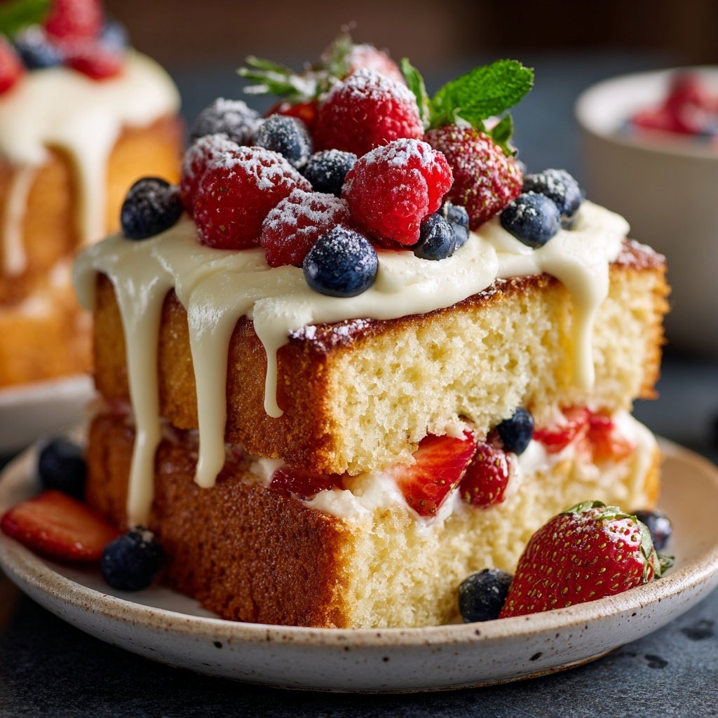 Classic Moist Vanilla Butter Cake