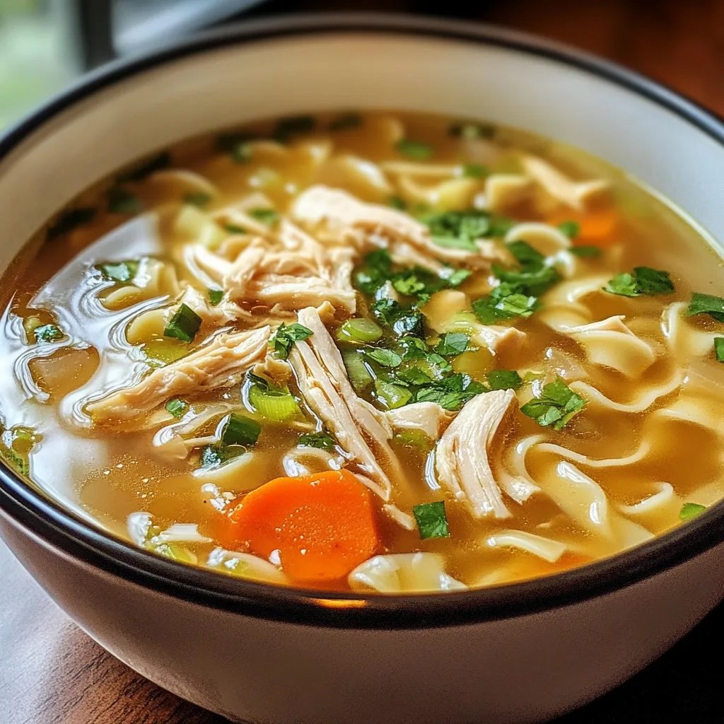 Flu-Fighting Chicken Noodle Soup