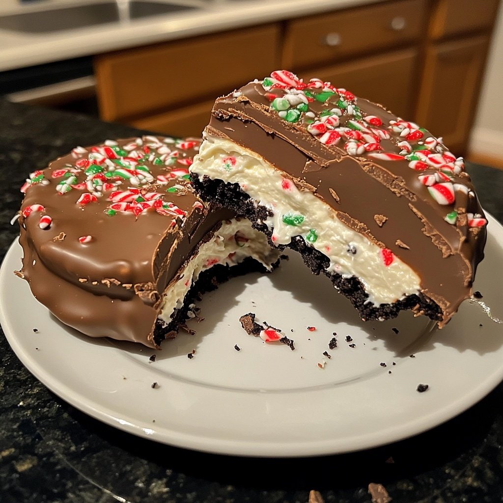 Peppermint Bark Oreos