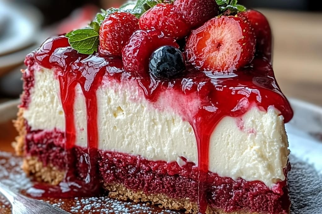 Red Velvet Strawberry Cheesecake: An Amazing Ultimate Recipe