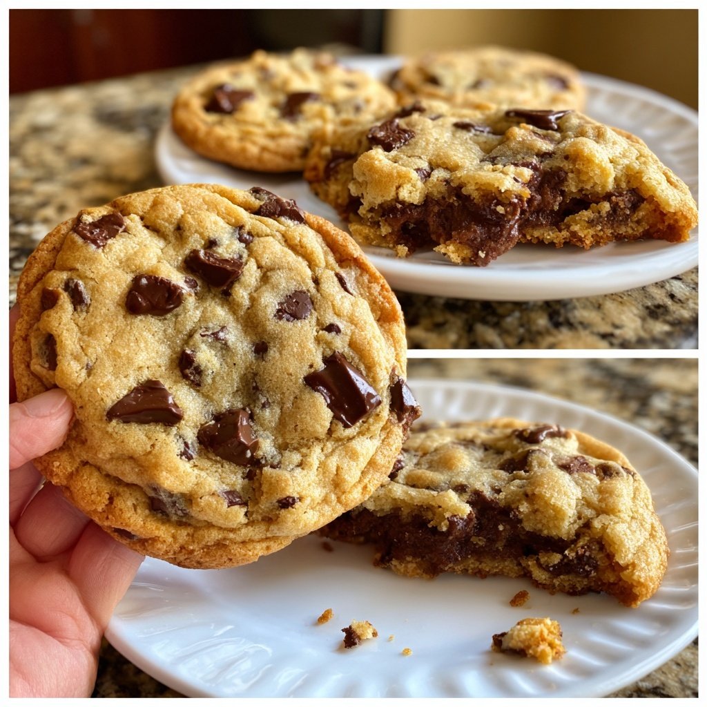 One-Bowl No-Chill Chocolate Chip Cookies​