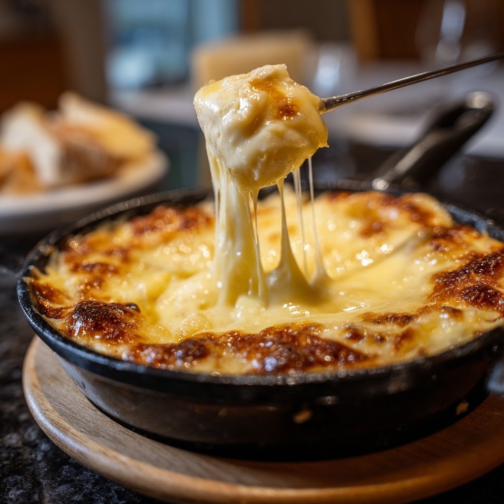 Classic Swiss Cheese Fondue Magic