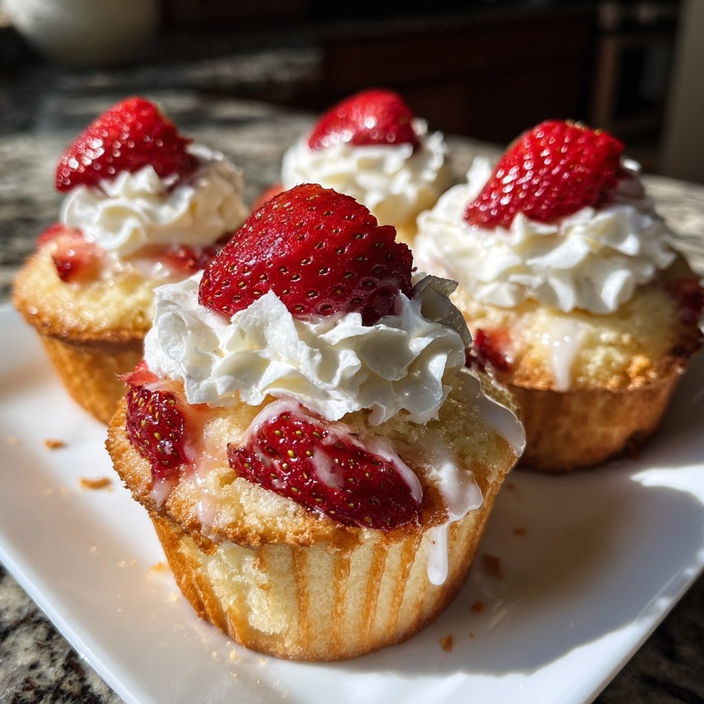 Strawberry Shortcake Cupcakes