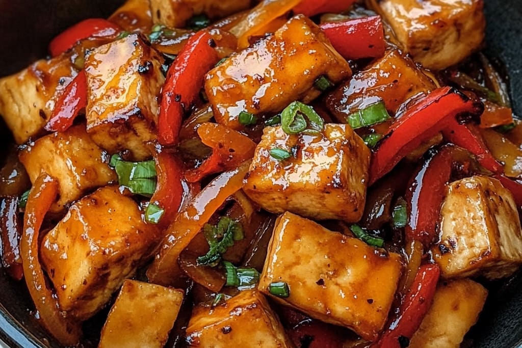 Garlic Pepper Tofu Stir-fry: An Incredible Quick Vegan Dish