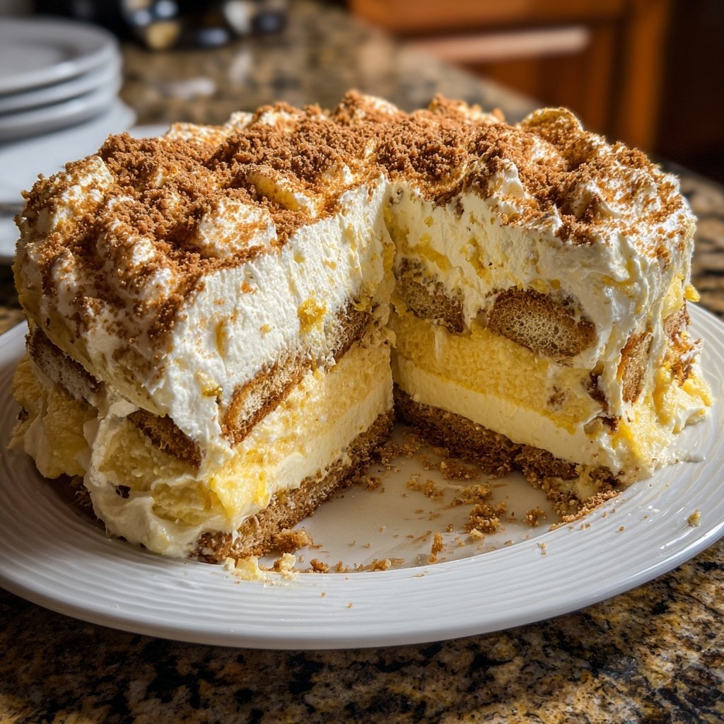Limoncello Tiramisu with Mascarpone Cream