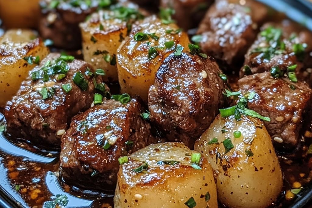 Slow Cooker Garlic Butter Beef Bites: An Incredible Essential Recipe