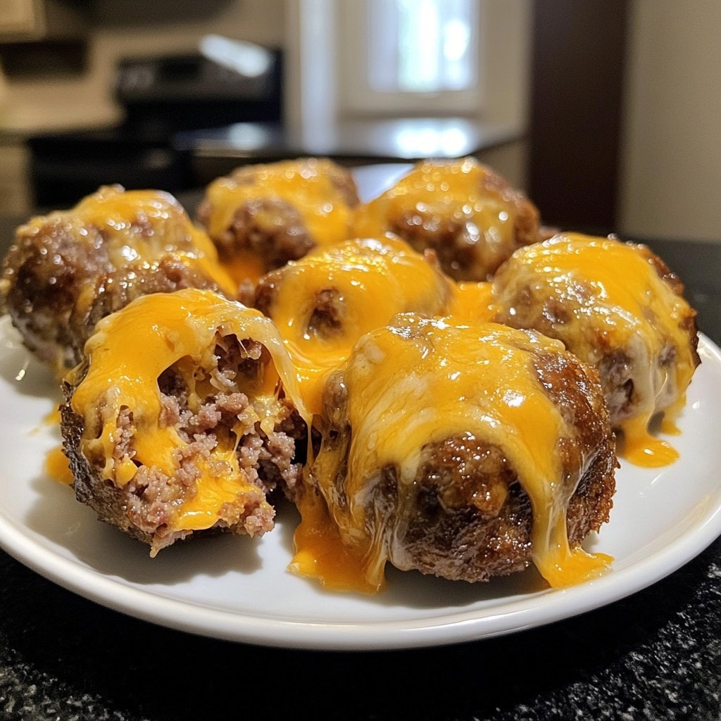 Cheesy Pull Apart Christmas Sausage Balls